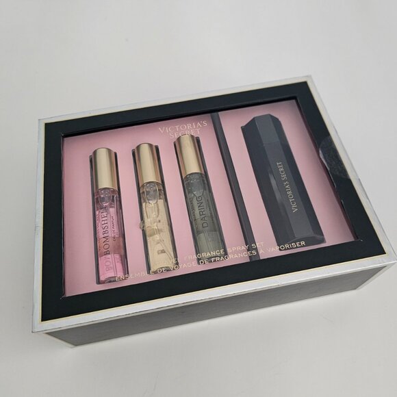 Victoria’s Secret Travel Fragrance Spray Gift Set ~Bombshell, Bare, Daring NIB - Picture 1 of 5